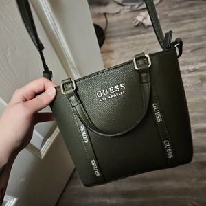 GUESS green purse